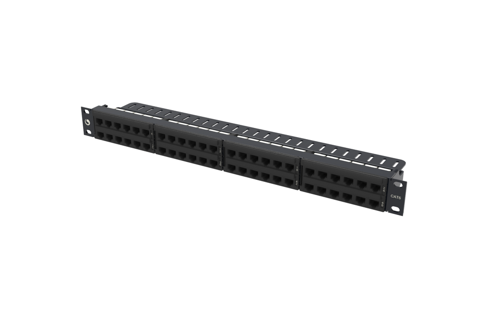 [760237060] Commscope 48 port Cat 6 1U loaded patch panel-NetConnect (760237060)