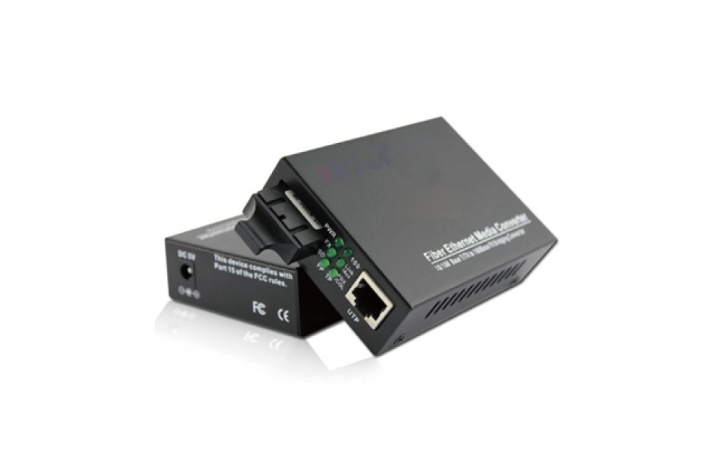 EIGHT ETHERNET OPTICAL GIGABIT MEDIA CONVERTER SM, LC DUPLEX [EETFG-SFP]