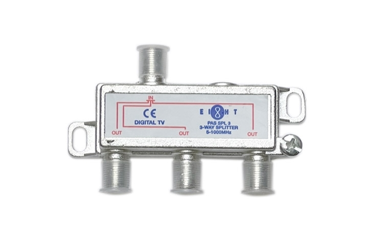 EIGHT SPLITTER 3 WAY 5-1000MHZ [PAS_SPL3]