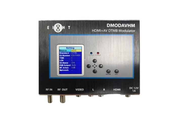EIGHT HDMI+AV DTMB MODULATOR [DMODAVHM]