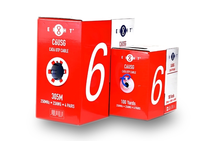 [C6USG] EIGHT CAT6 CABLE UTP 305M (C6USG)