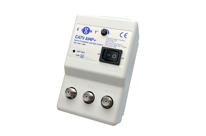 EIGHT AMPLIFIER CATV 220V F-CONN. [CATV_AMP+]