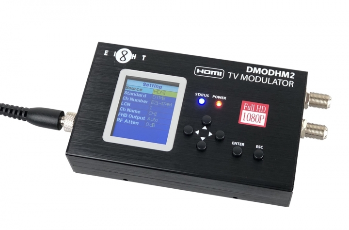 EIGHT MINI DIGITAL MULTI SYSTEM HDMI MODULATOR [DMODHM2]