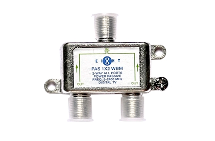 EIGHT SPLITTER 2 WAY 5-2400MHZ [PAS1X2WBM]