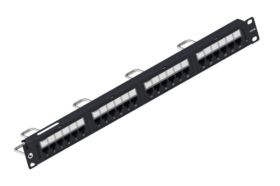 Commscope Cat.5e Patch Panel 24port, Loaded (CPP-5E-DM -1U-24)  (760180000）