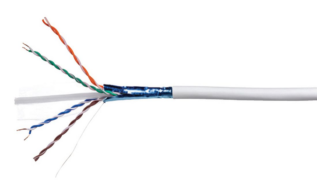 [884024508/10] Commscope Cat6A F/UTP Cable Net Connect CS44Z1 Low Smoke Zero Halogen White Jacket 305M (884024508/10)